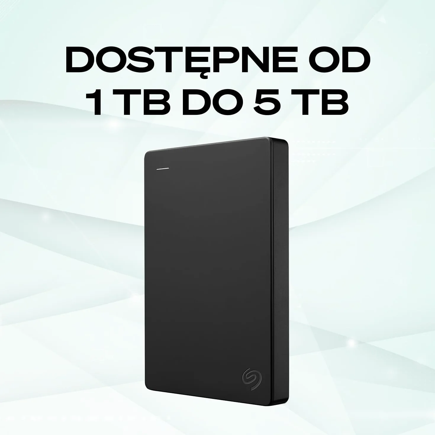 Seagate Portable Drive 2TB, Zewnętrzny dysk twardy przenośny 2.5", USB 3.0, Czarny
