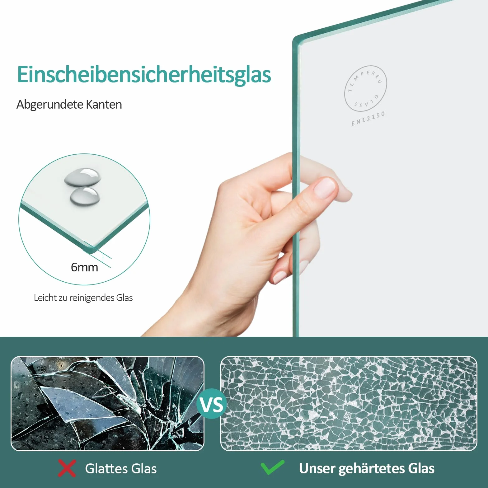 EMKE 120 x 140 cm wanna ścianka prysznicowa ścianka prysznicowa z powłoką nano łatwą do czyszczenia 180° kołyski ścianka prysznicowa 6 mm szkło bezpieczne