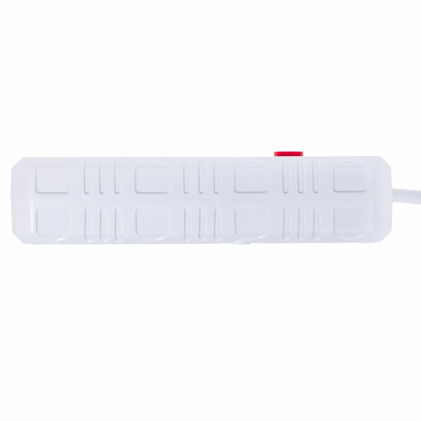 Listwa zasilająca Maclean MCE392/393 | 4 gniazda 3xUSB 2500W kabel 1,5 m gniazda wygięte pod kątem 45° | montaż pod biurkiem podświetlany wyłącznik do domu, biura (Biały, 1,5 m)