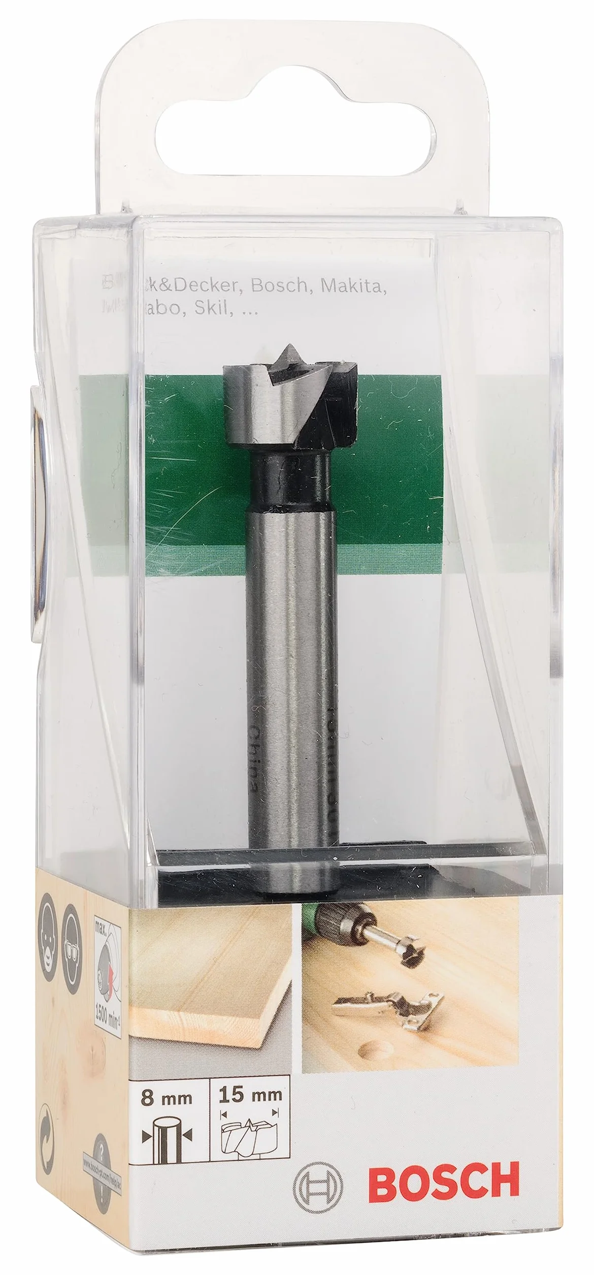 Bosch 2609255285 90 mm wiertło Forstner o średnicy 15 mm