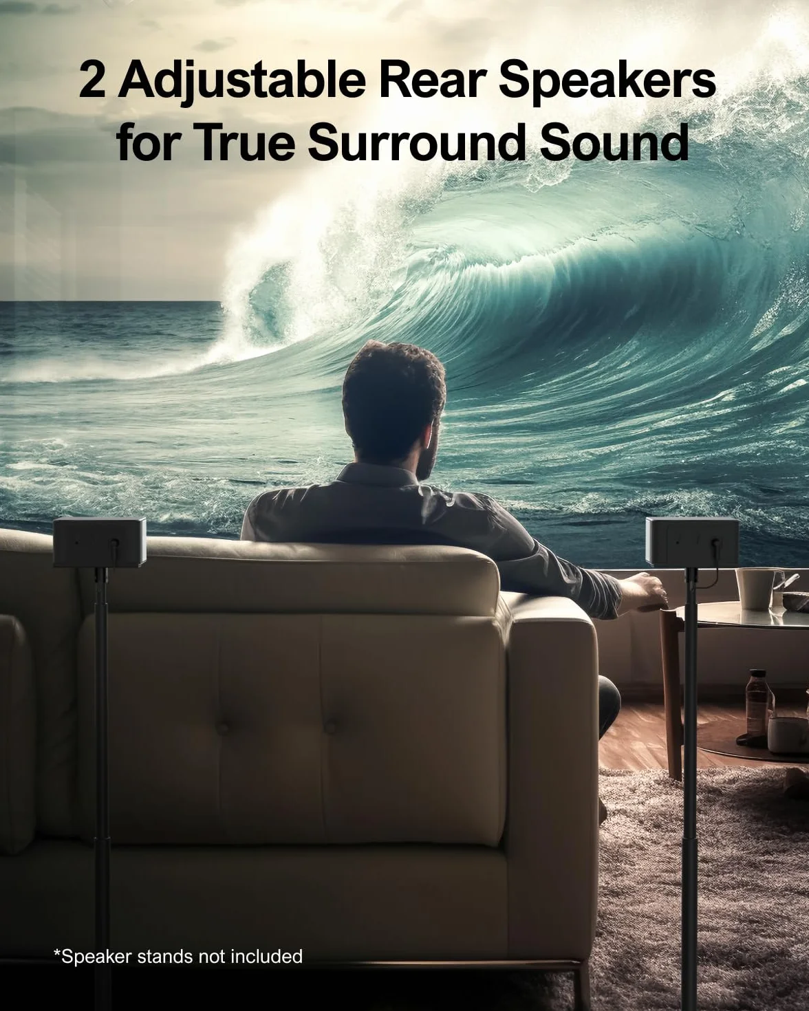 ULTIMEA Poseidon D50 5.1 Soundbar do telewizora z subwooferem i tylnymi głośnikami