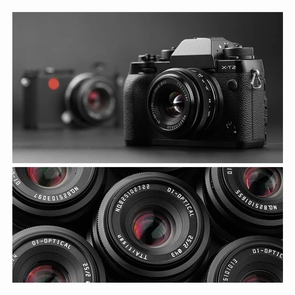 TTArtisan 25 mm F2.0 APS-C ręczny obiektyw do montażu M43