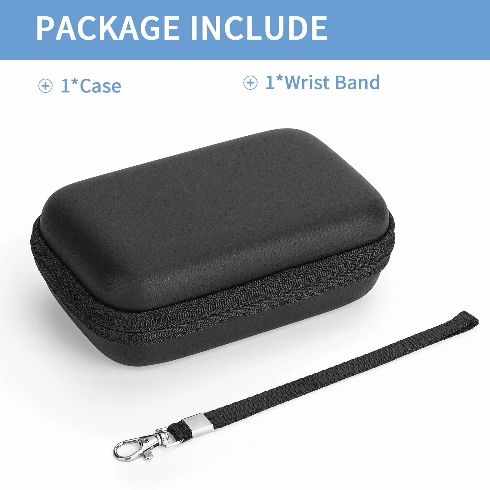 Obudowa dla zewnętrznego dysku twardego TOSHIBA Canvio podstawy / Western Digital WD Elements / Seagate HDD przypadku, ​Pamięć Zewnętrzna Przenośny dysk Ochronny Torba Odporna Na Wstrząsy Twardy Pokrywa Case (szary)