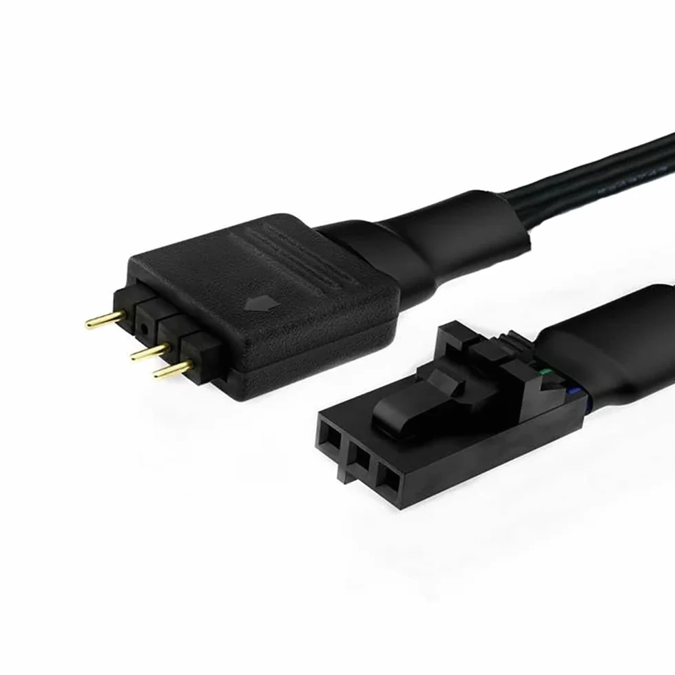 Kabel adaptera RGB do Corsair Lighting Node Pro, konwertera do iCUE Commander Pro, ARGB 5 V 3 piny