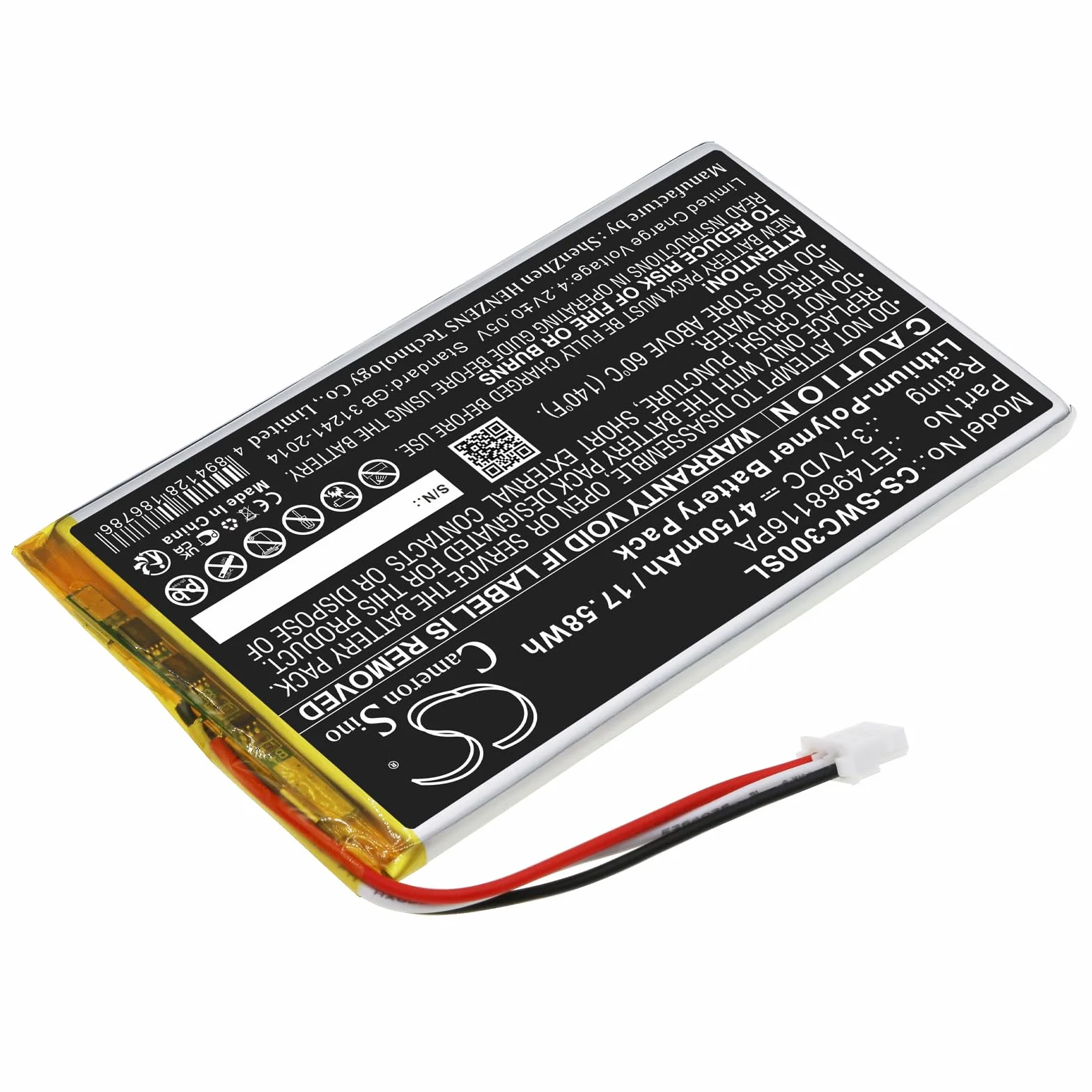 Cameron Sino akumulator do Swing Caddie SC300 4750mAh 17,58Wh