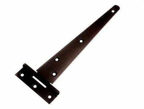 One Stop DIY 24 x para 200 mm zawiasy T-shirt czarny malowany proszkowo stal nowość