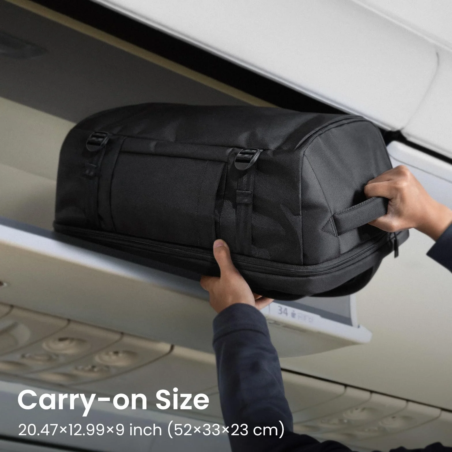 Tomtoc Plecak podróżny 40L TSA Bagaż podręczny Laptop 15,6-17 cali Wodoodporny