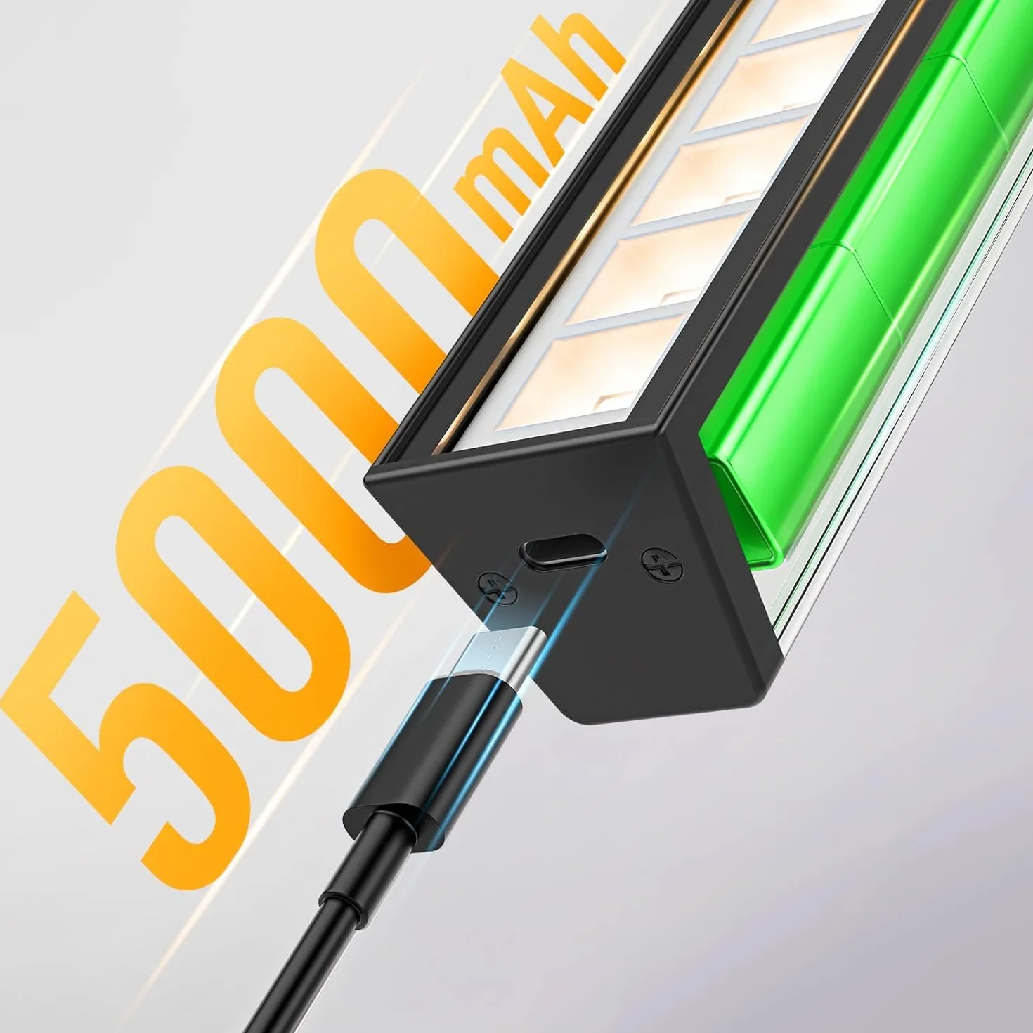 AIBOO Bezprzewodowa lampa do zdjęć LED, ładowana, z pilotem zdalnego sterowania, zasilanie bateryjne, oświetlenie obrazu, lampa ścienna
