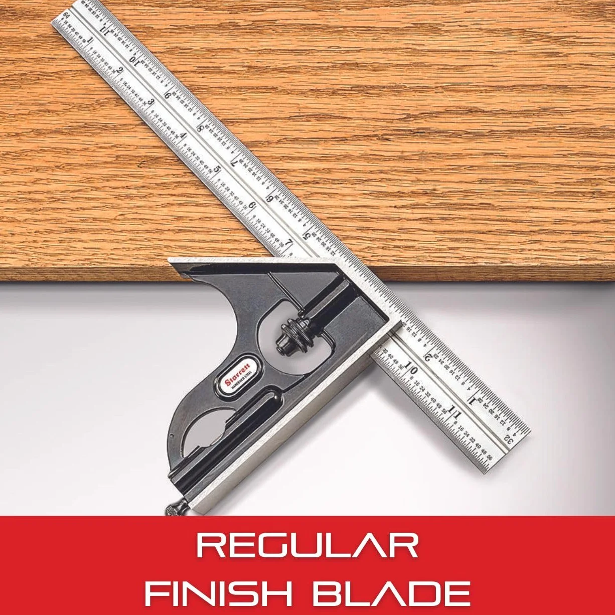 Starrett 435M-300 Kątownik, Czarny/Srebrny, 300mm
