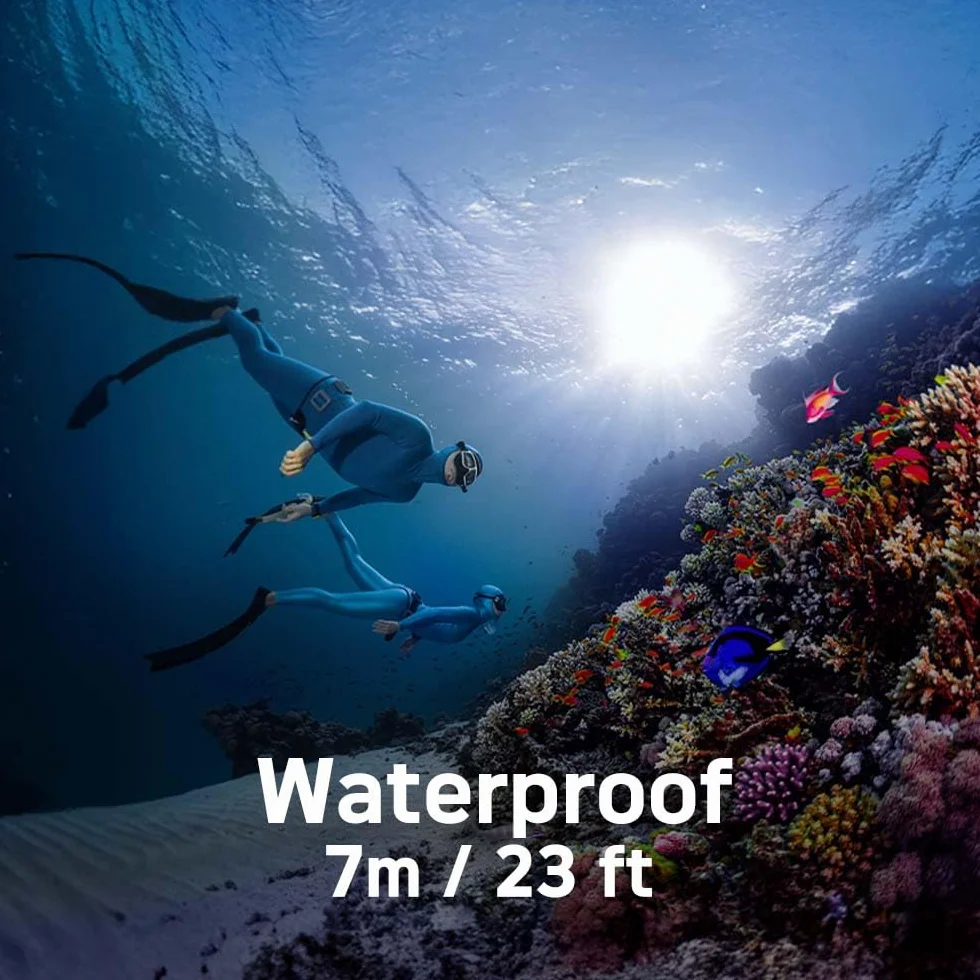 AgfaPhoto Realishot WP9500 Wodoszczelny aparat cyfrowy 24 MP 18x zoom 4K 7 m czarny