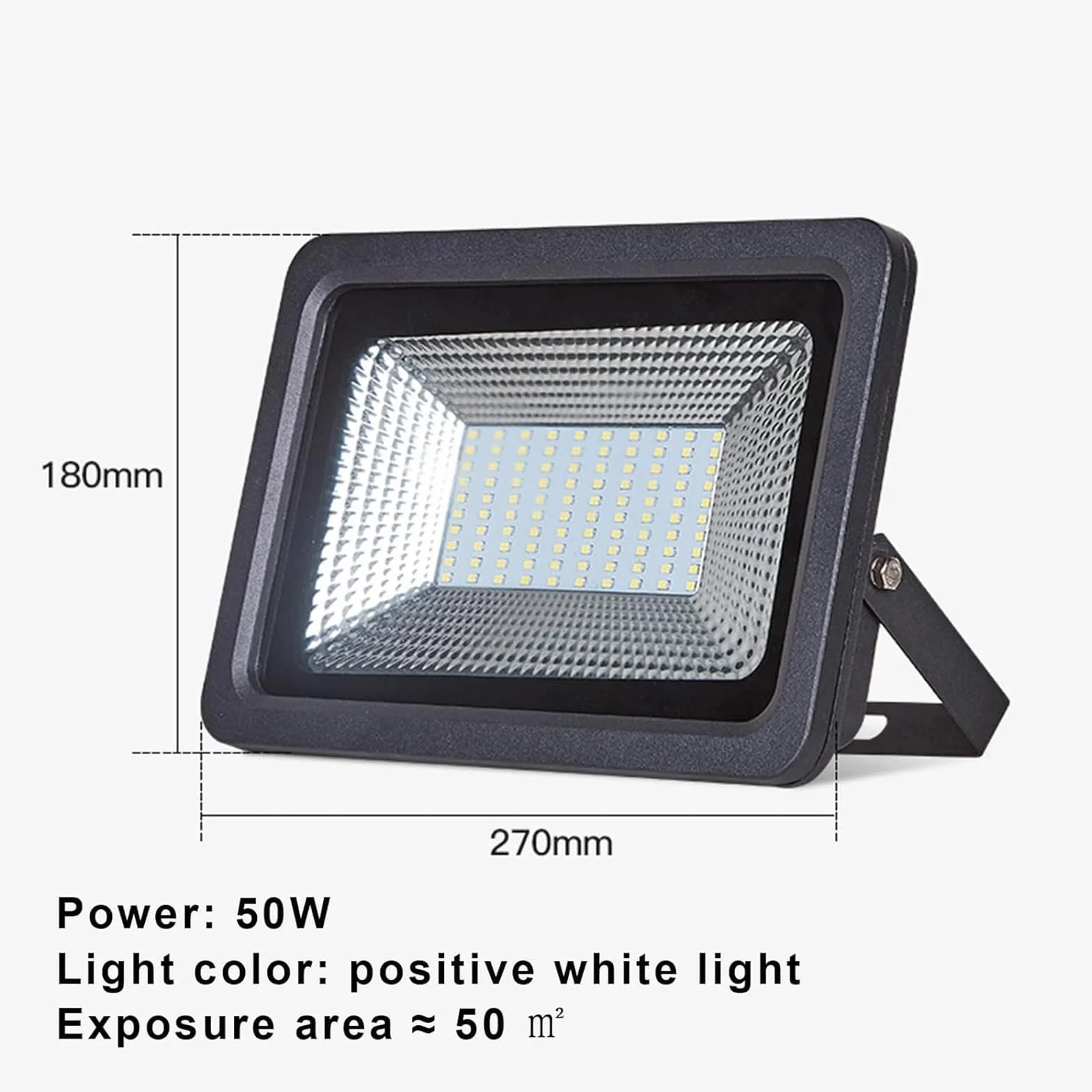 lampy solarne do użytku na zewnątrz, Reflektor LED na zewnątrz, światło bezpieczeństwa, super jasne oświetlenie punktowe, reflektor do pracy garażu, ogrodu, trawnika i podwórka(50W)