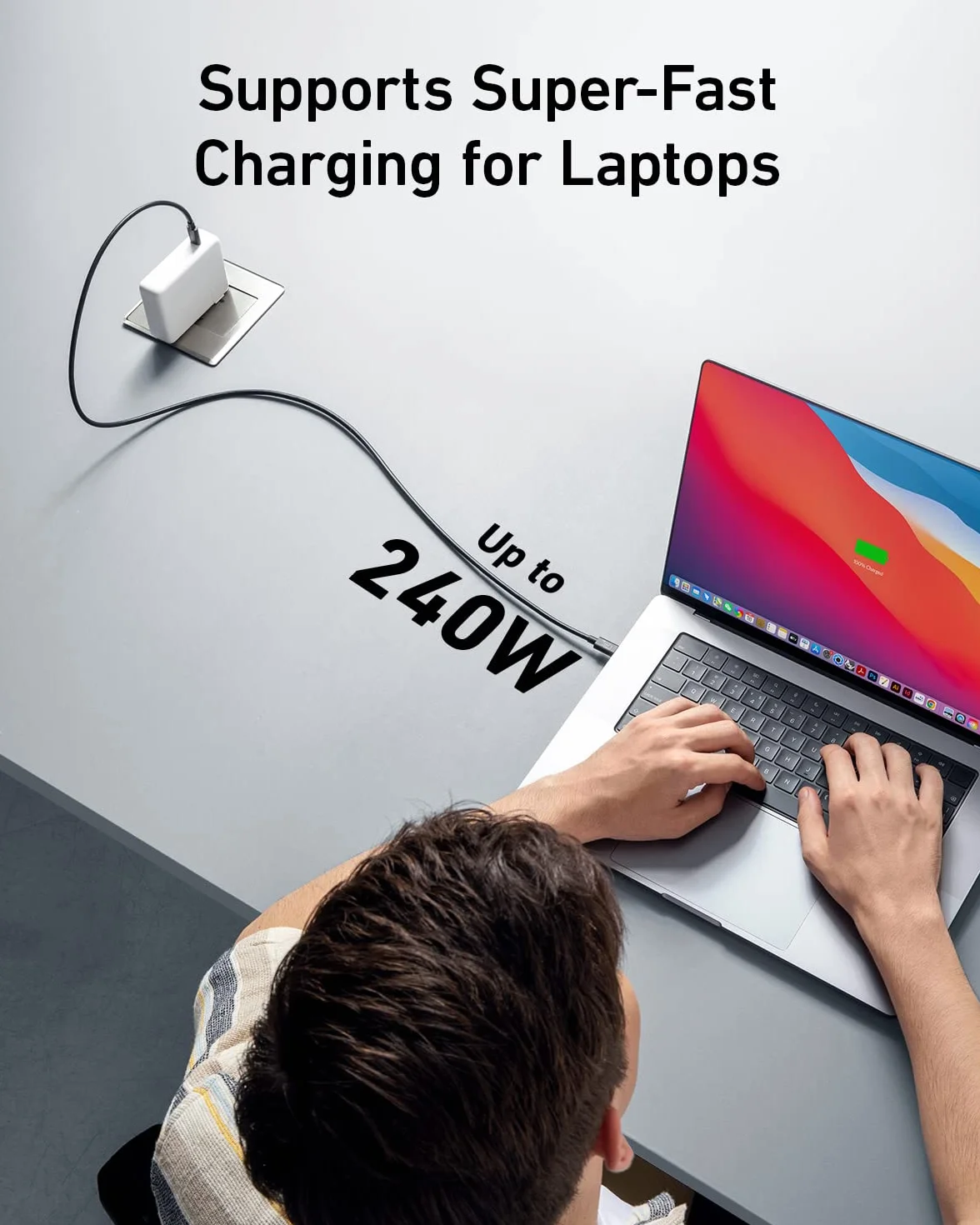 Anker kabel USB C 1 m 240 W USB 4 40 Gb/s 8K HD zgodny z Thunderbolt 4/3 dla iPhone 17 MacBook Hub Docking