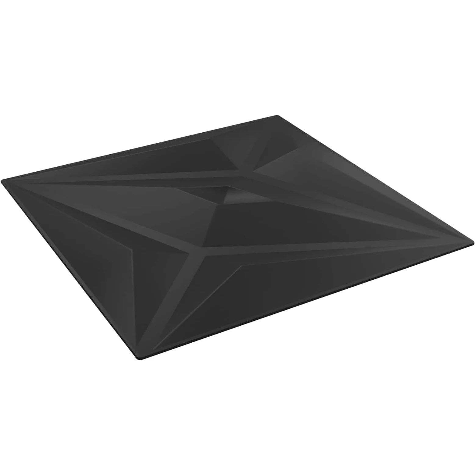 Panele ścienne w kształcie gwiazdy, 24 sztuki, czarne, 50 x 50 cm, pianka XPS, okładzina ścienna, ścianka wewnętrzna, dekoracja do salonu, korytarza, renowacji z teksturowaną powierzchnią