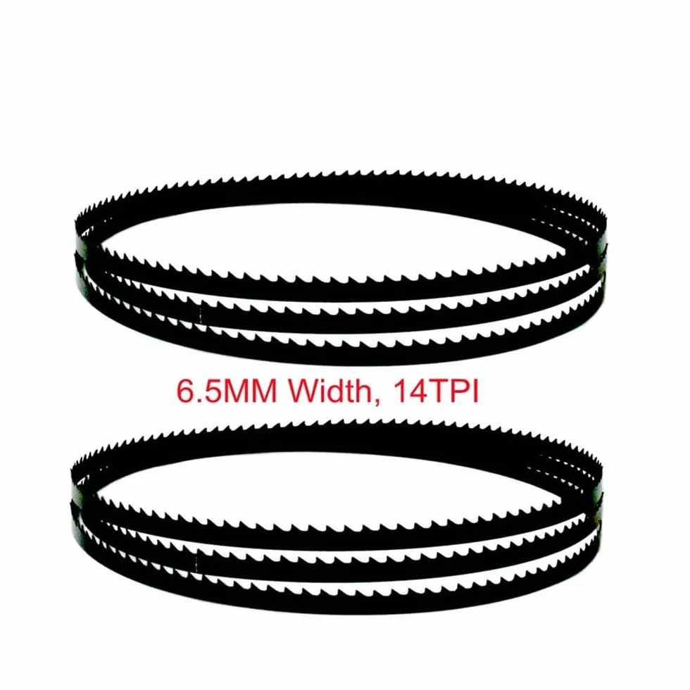 Brzeszczot do piły taśmowej, jakość premium, 2 sztuk 1486/2095/2369/2895/3430mm 14TPI brzeszczoty do pił taśmowych do schappach BASATO 1 6.5MM szerokość piła taśmowa węglowa narzędzia do obróbki drewn