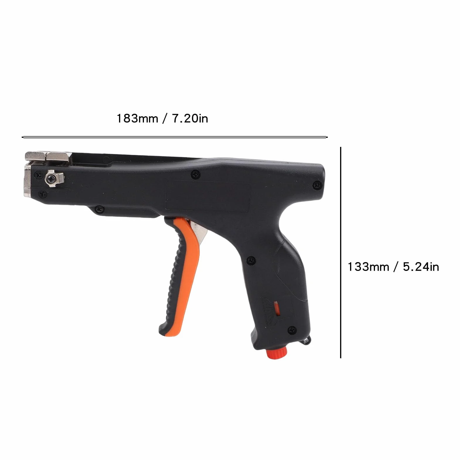 Fabater Pistolet do Opasek Kablowych, Pistolet do Opasek Zaciskowych, Narzędzie do Mocowania i Cięcia Kablowych, Specjalne do Ciętych Plastikowych Nylonowych