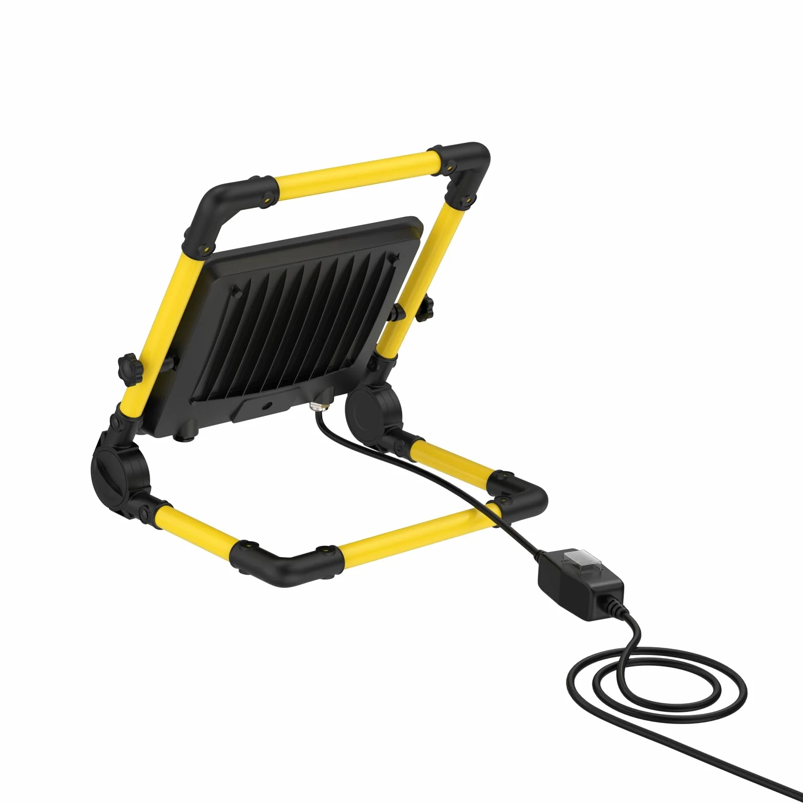 EYPINS Reflektor budowlany LED, 100 W, lampa robocza z wtyczką kabla 5 m, 3000 K/5000 K/6000 K, regulowane światło, IP66, wodoszczelny reflektor roboczy, 8000 lm, przenośny, do warsztatu, konserwacji