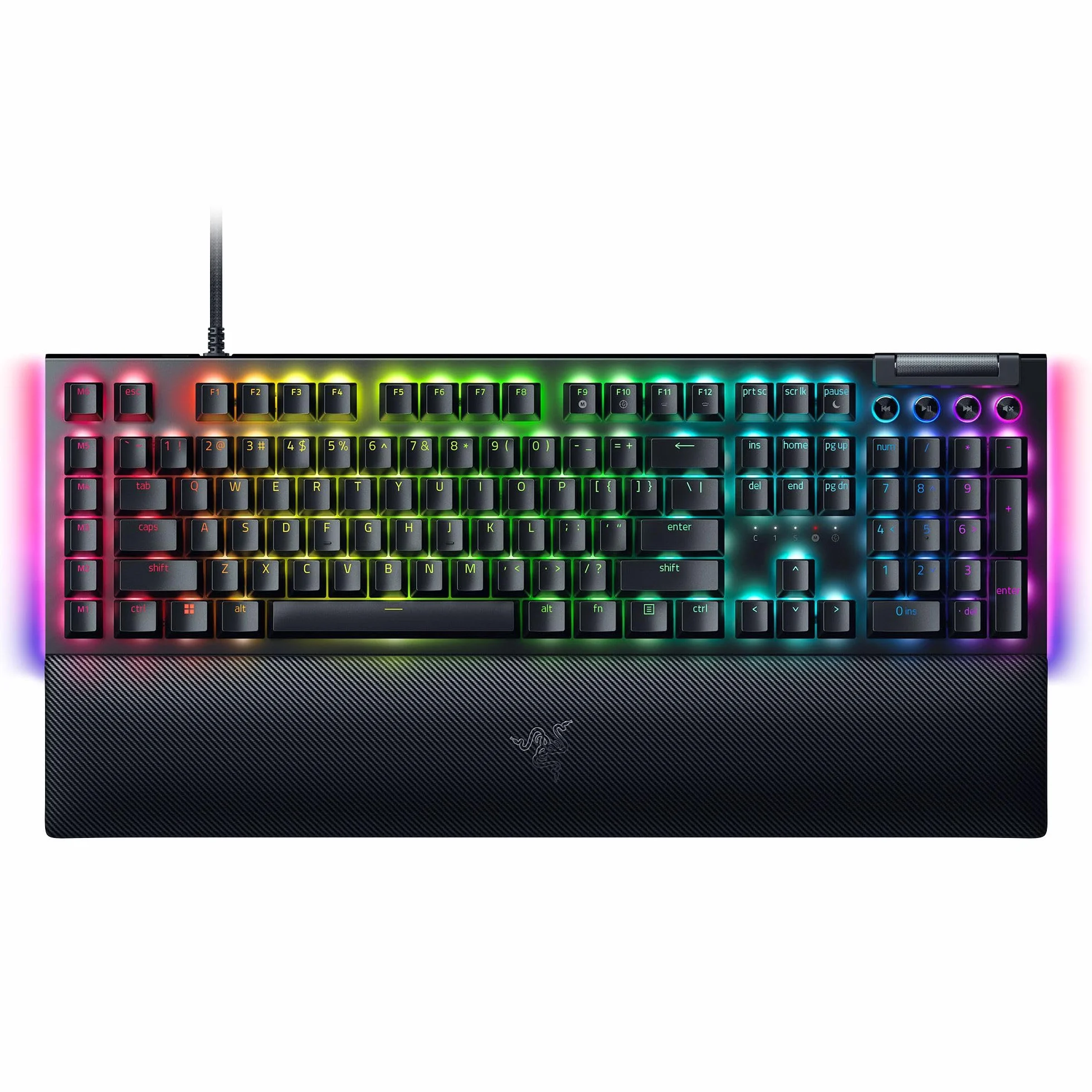 Razer BlackWidow V4 Green Clicky Gen-3 USB US Keyboard