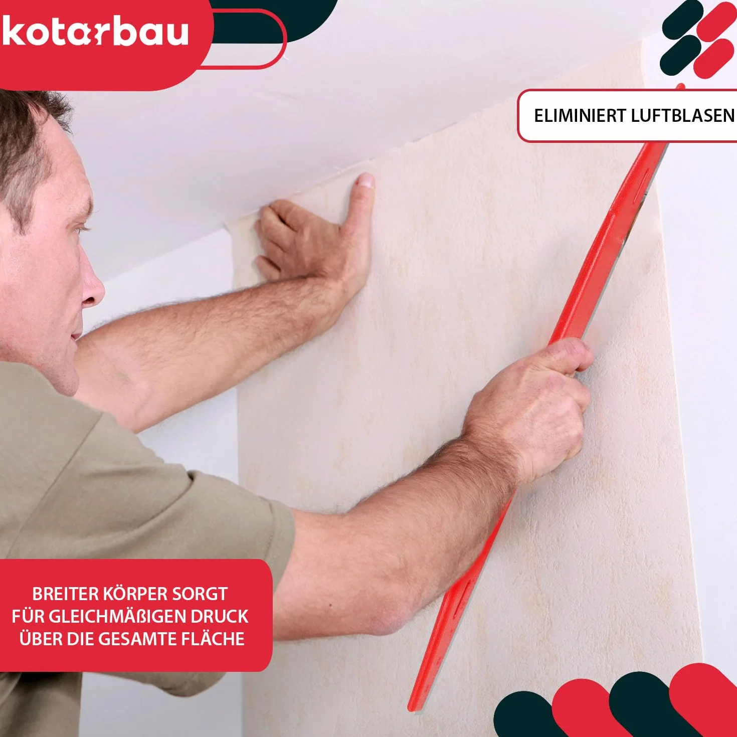 KOTARBAU Linijka do tapet ze stali nierdzewnej 600 mm do odrywania tapety