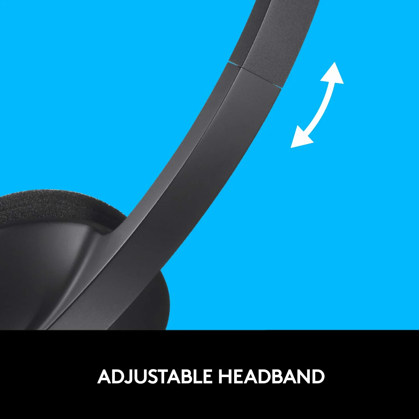 Logitech H340 USB Computer Headset Czarny