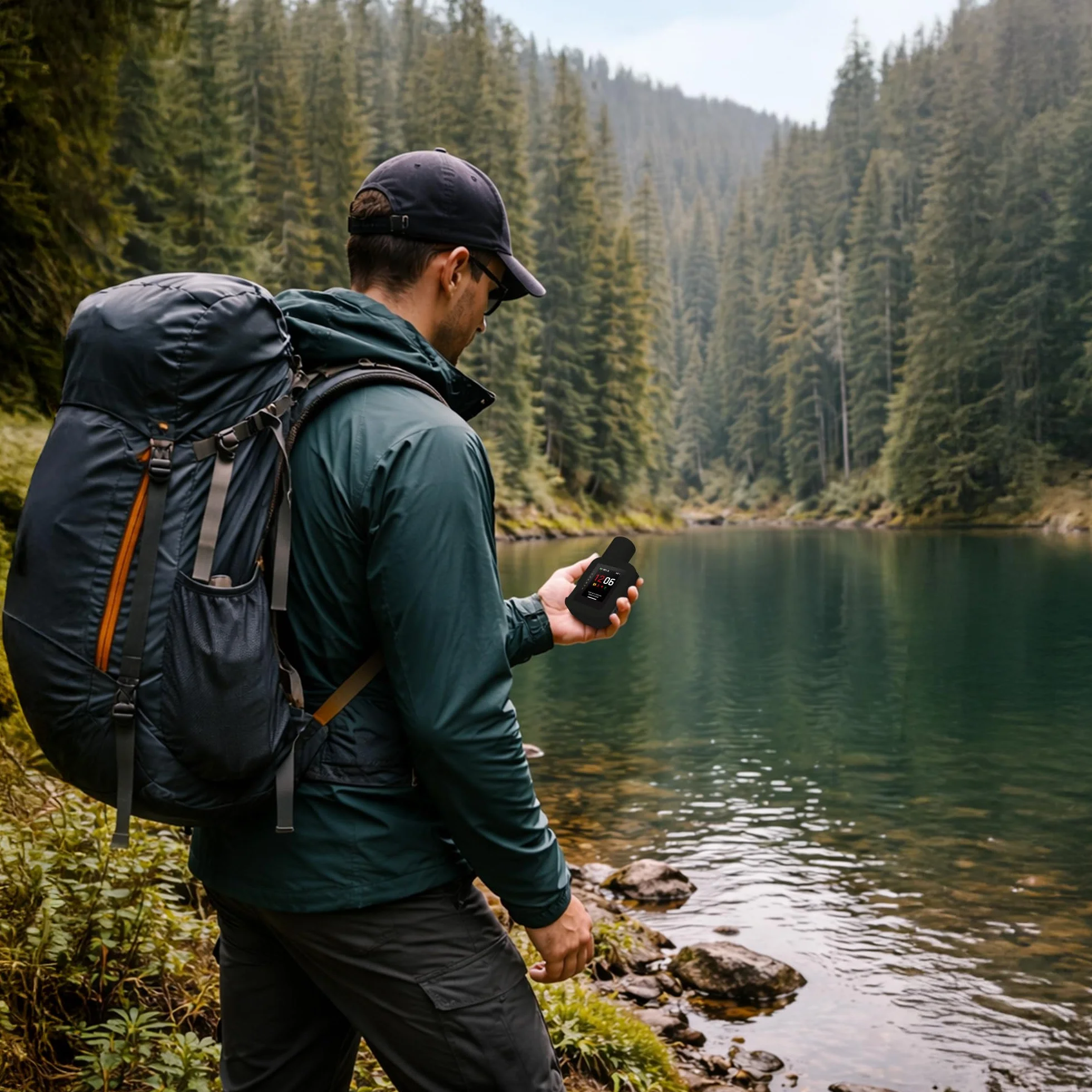 kwmobile Etui ochronne do Garmin inReach Mini 3 / Mini 3 Plus, czarny, Pokrowiec na GPS