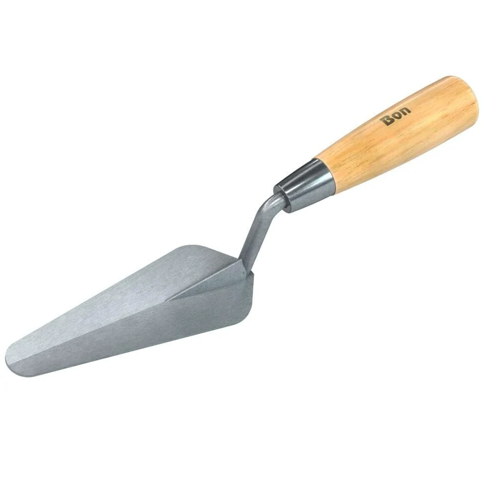 Bon 12-181 Pro Plus Duckbill kielnia murarska, krótki liść, drewniany uchwyt, 12,7 x 5,08 x 1,27 cm