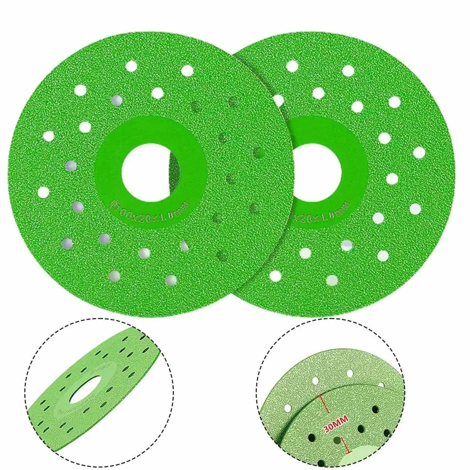 Diamentowa płyta skalna szlifowanie fazowanie szklana tarcza do cięcia 8/20 sztuk ostrze szmerglowe szlifierki kątowej cięcie płytek na sucho mokro(8pcs)