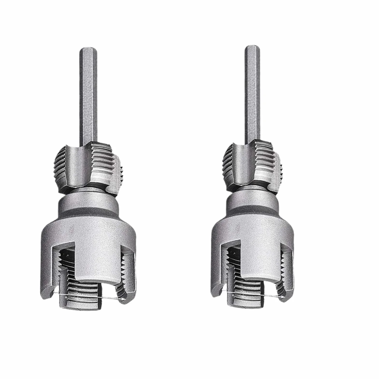 2-częściowy zestaw (20 mm + 25 mm) narzędzie do gwintowania rur PPR/PVC, forma do gwintowania gwintów wewnętrznych i zewnętrznych, otwieracz do rur.