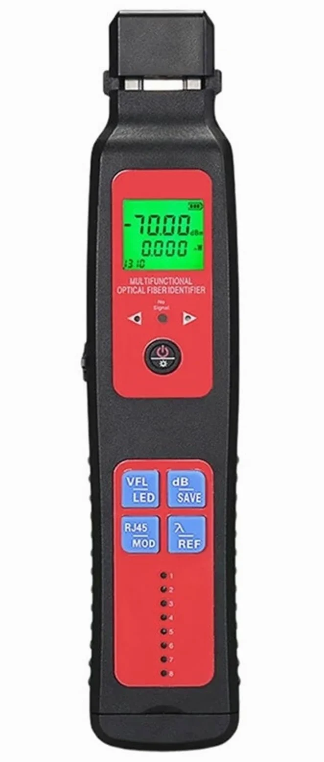 Identyfikator kabla światłowodowego A-507 Funkcjonalność testowania na żywo Tester sieci 5 w 1 Wskaźnik LED Moc optyczna Elektrownia stacji