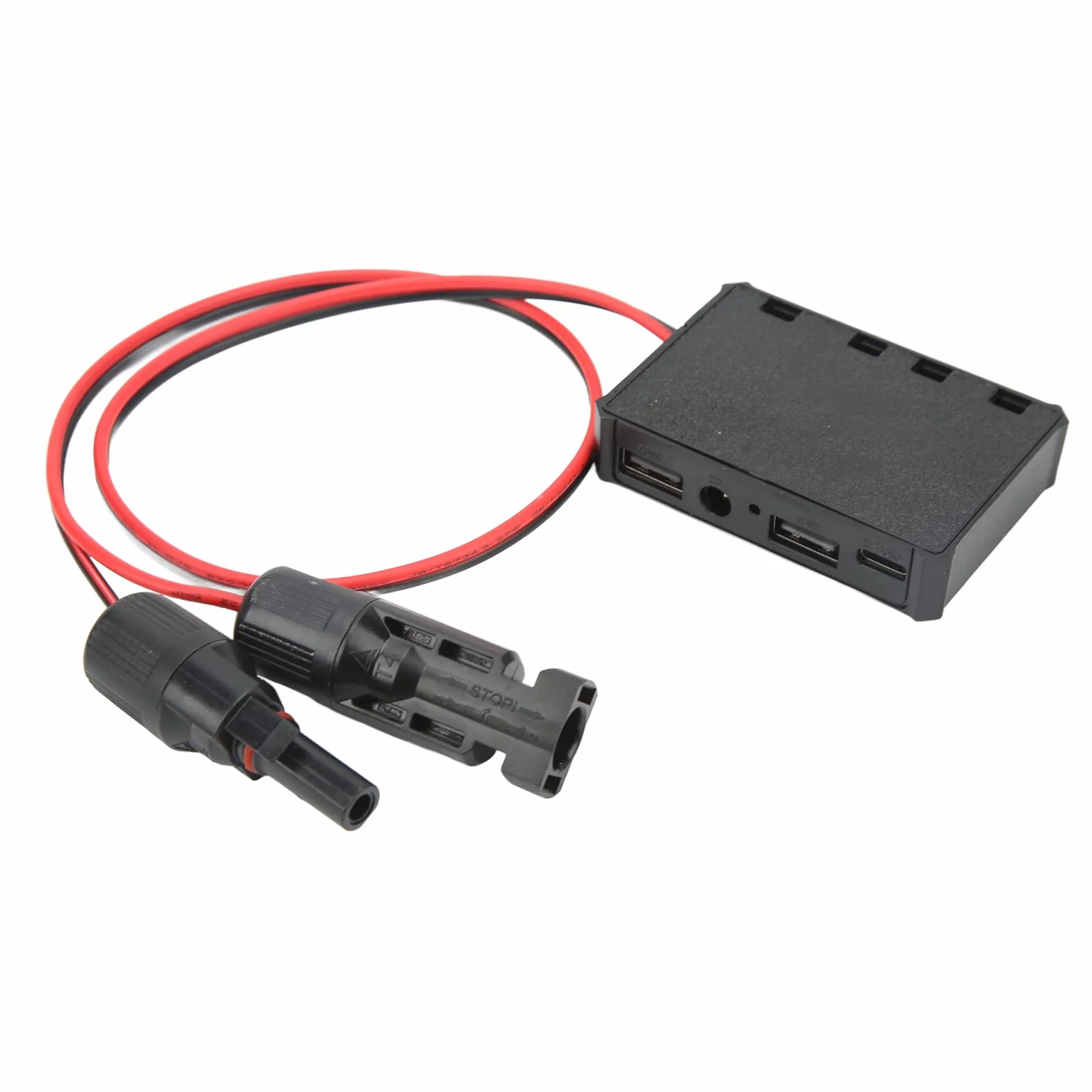 Panel słoneczny USB C ładowarka adapter stabilizator DC ABS do ładowania telefonów