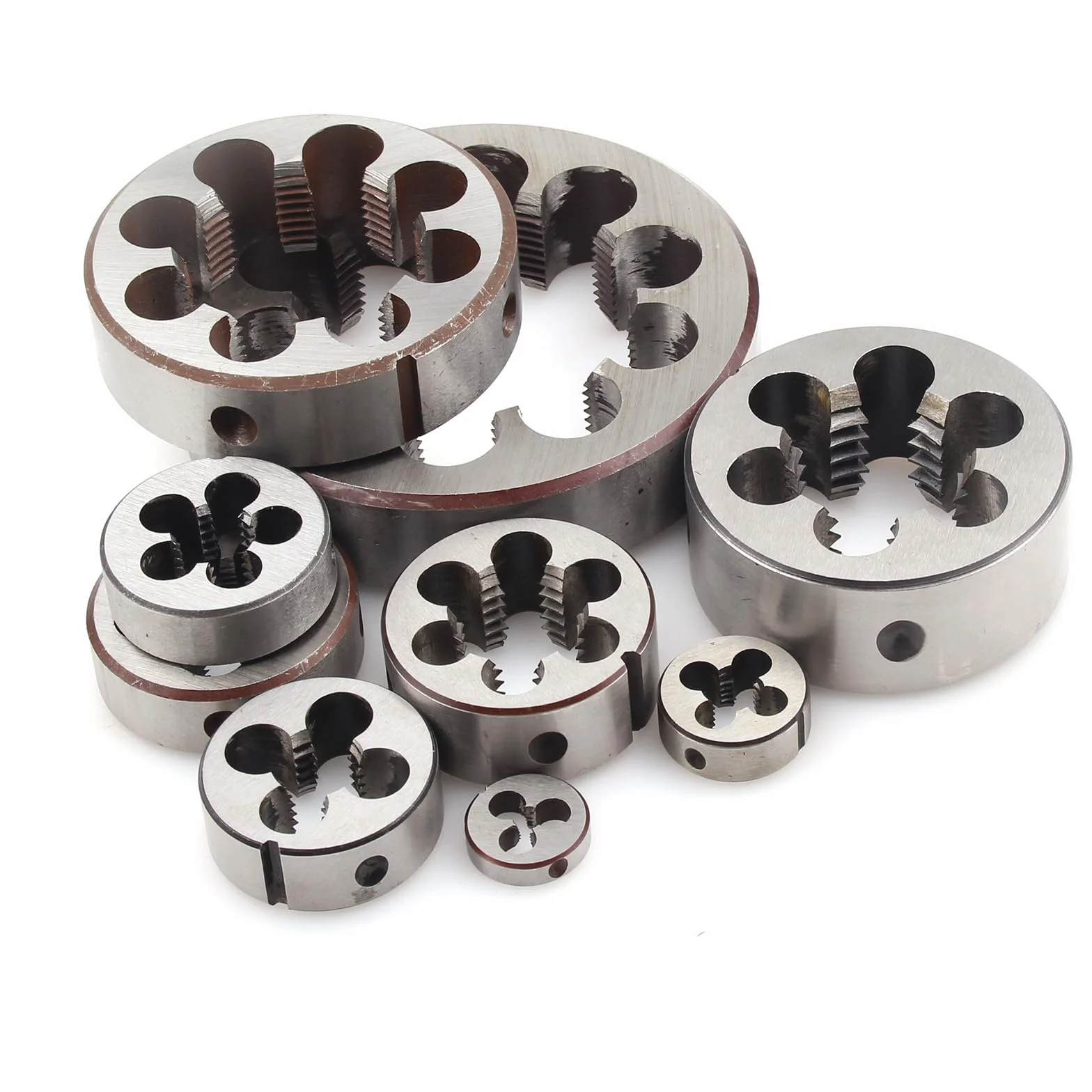 2.5-1.6 cm-12 UN Round Die, 1-5/8"x12 Matryca do gwintowania prawa ręka | Matryca gwintowana 2,5-1,6 cm-12 UN, wykonana ze stopu stali narzędziowej, używana do gwintowania gwintów wewnętrznych.