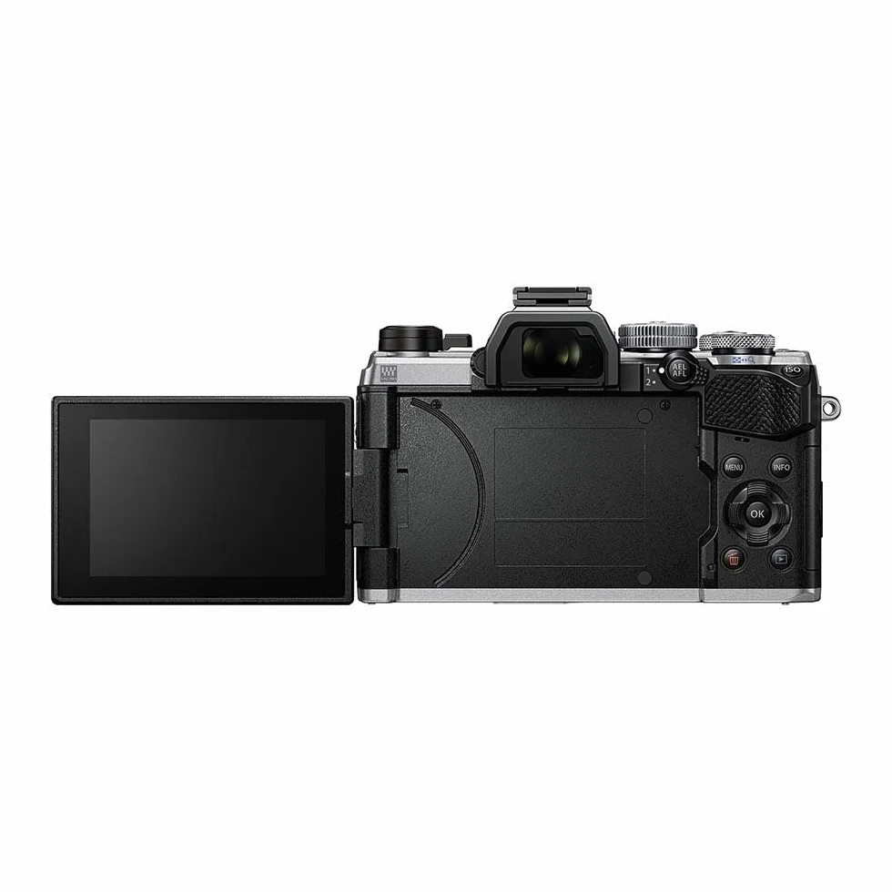 OM SYSTEM OM-5 Aparat Mikro Cztery Trzecie z obiektywem M.Zuiko Digital 14-150mm F4-5.6 II, 20 MP, 5-osiowa stabilizacja, IP53, srebrny/czarny