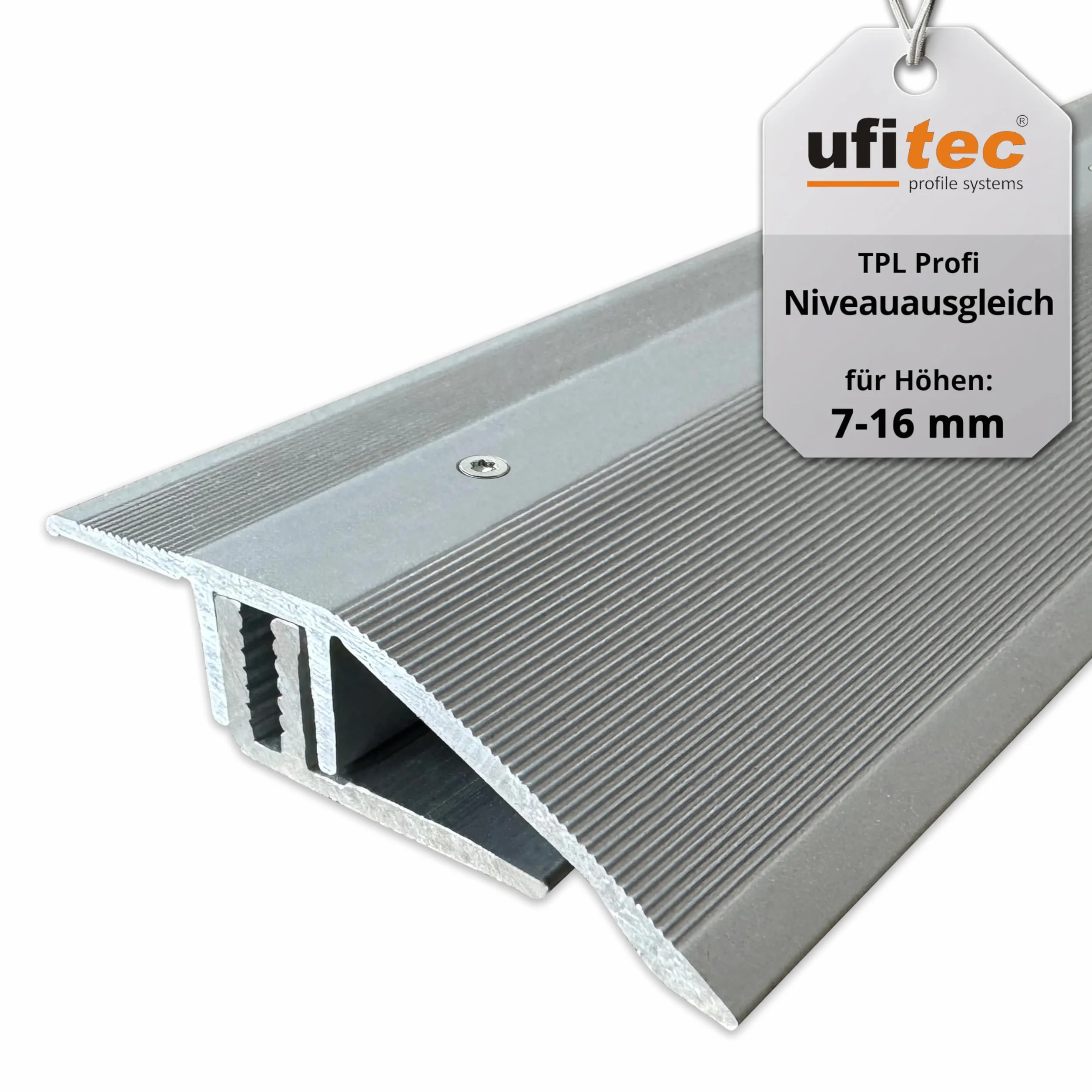 ufitec system profili do podłóg parkietowych i laminowanych, do podłóg o grubości od 7 do 15 mm