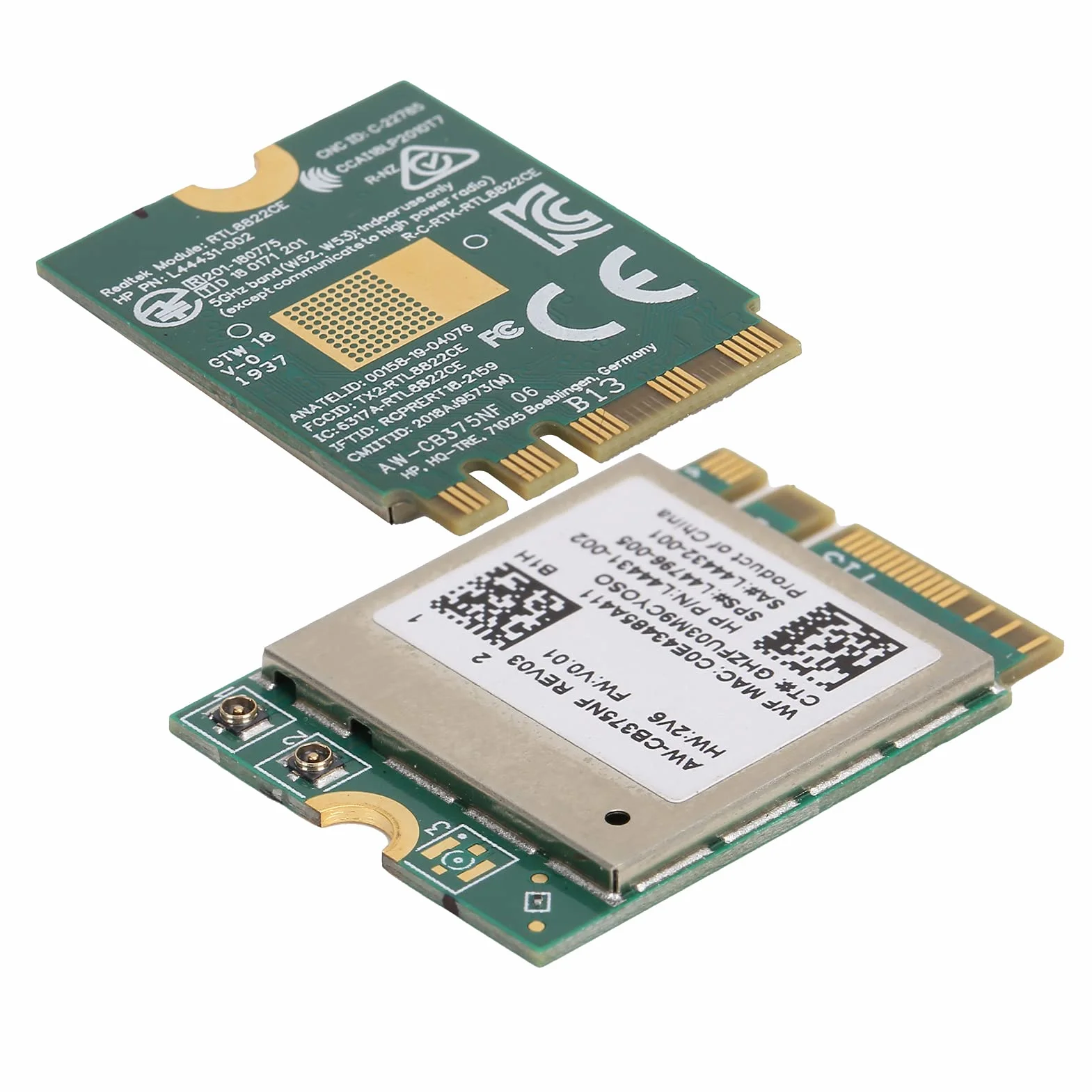 Karta Sieci Bezprzewodowej M.2 NGFF RTL8822CE 2.4/5.0GHz Bluetooth 5.0 802.11a/b/g/n/ac