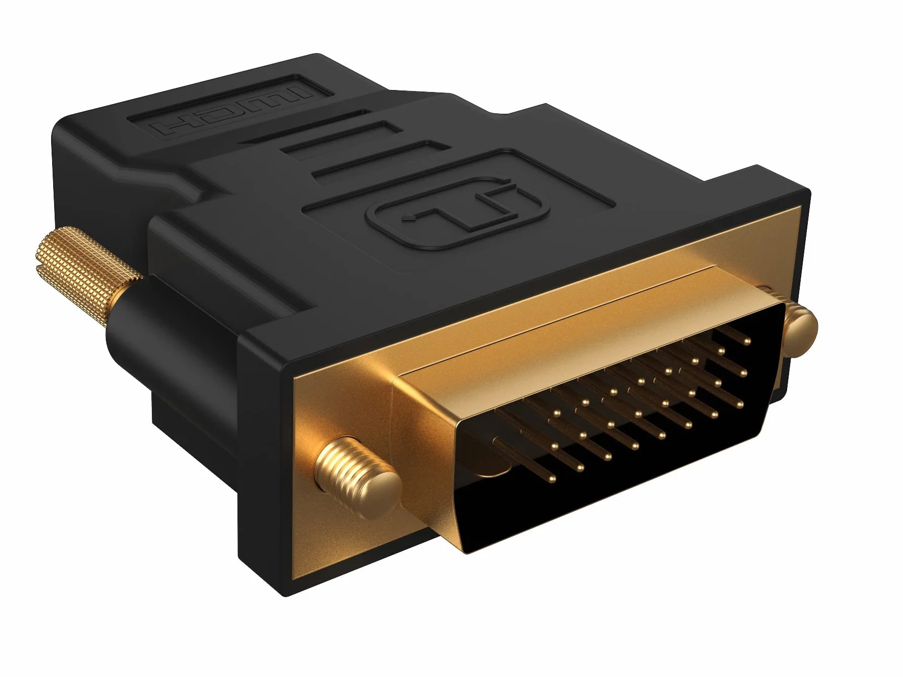 ICY BOX Adapter DVI do HDMI żeński na męski DVI-D 4K 60Hz dwukierunkowy