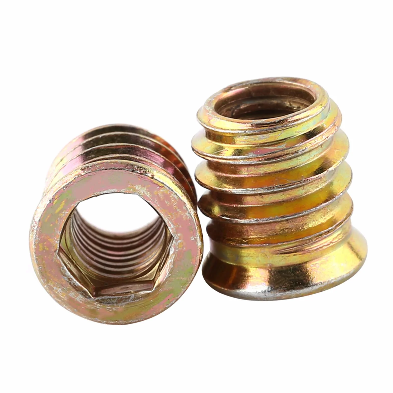 M6/M8/M10 Śruba meblowa z łbem płaskim z zagłbkiem zewnętrznym 20 szt./opakowanie (M8 x 15 mm)