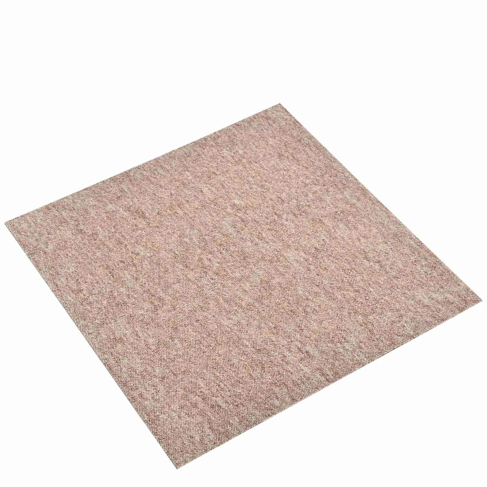 Płytki modułowe beżowe 20 sztuk 50 x 50 cm polipropylen | Teksturowana powierzchnia, łatwa do czyszczenia, tylko do użytku wewnętrznego, pokrywa 5 m2