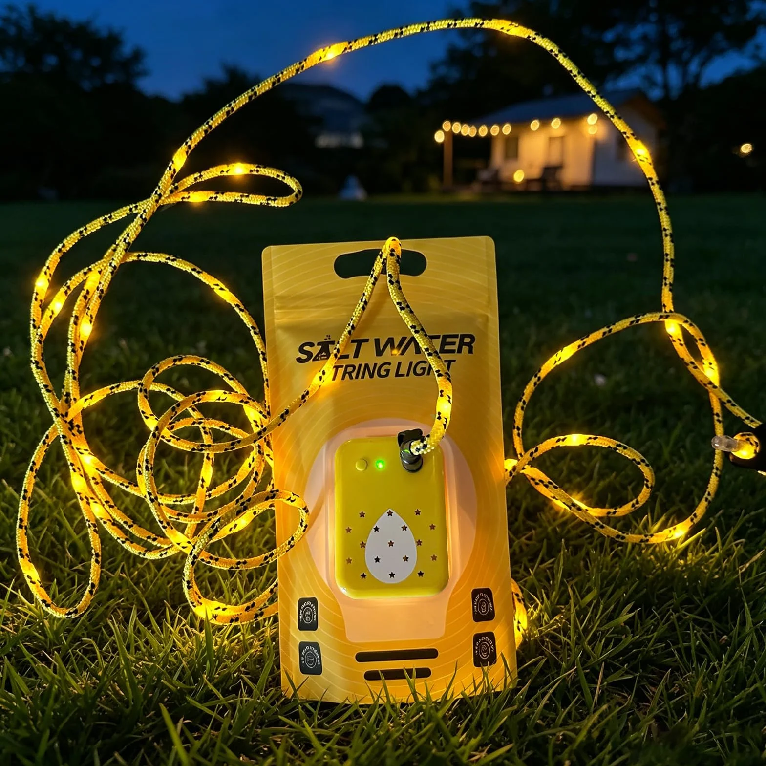 Wodna lampa awaryjna ładowalna bez baterii przenośna lampa kempingowa sprzęt survivalowy do przerw w dostawie prądu