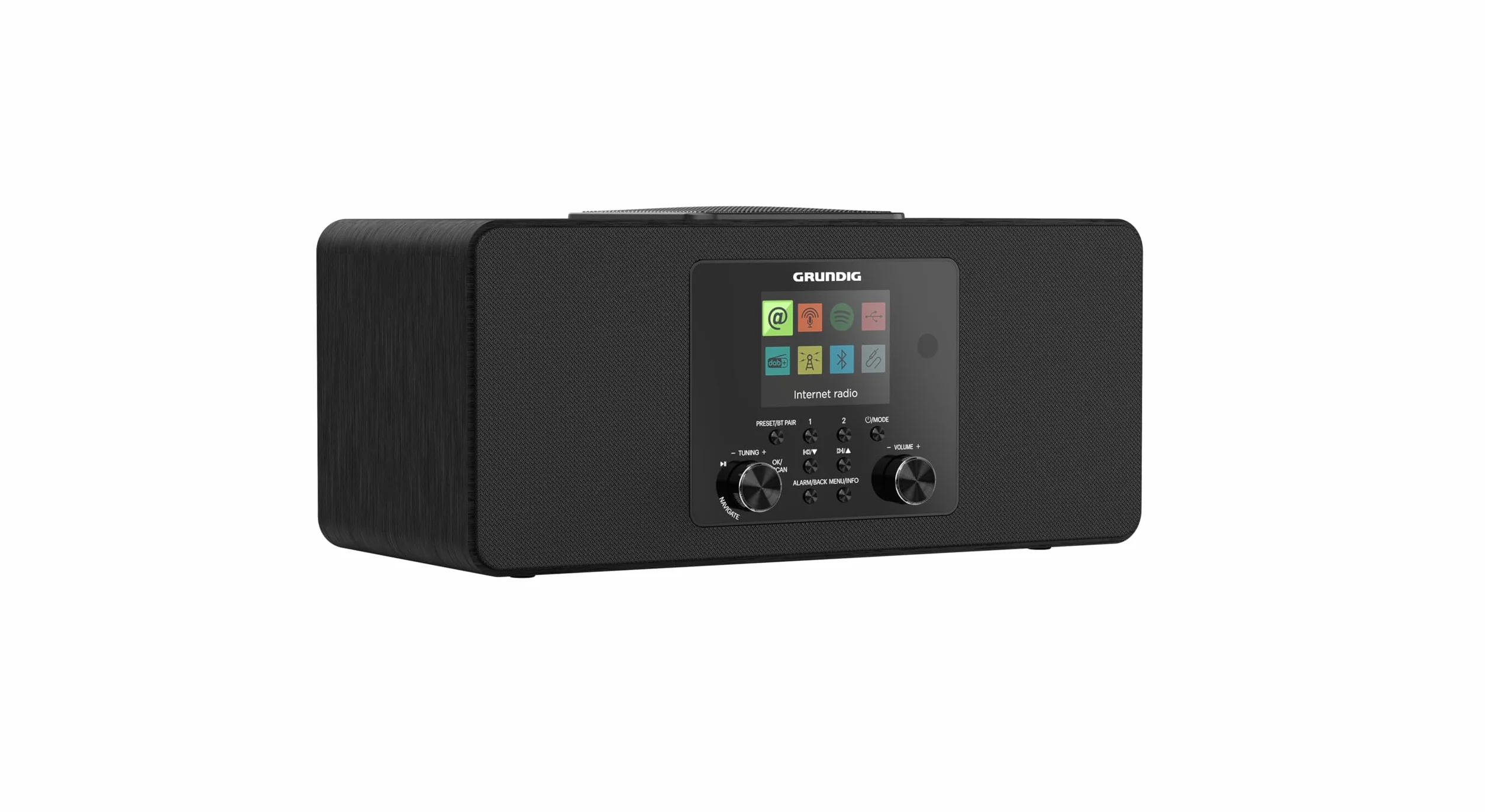 Grundig DTR 6100 2.1 DAB+ Web B All-In-One radio internetowe cyfrowe FM 28 W RMS USB Spotify Connect kolorowy