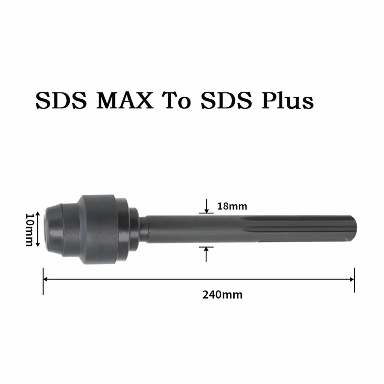 Adapter uchwytu SDS MAX do SDS PLUS wiertła konwerter wiertarka udarowa Adapter łączący konwerter akcesoria do elektronarzędzi