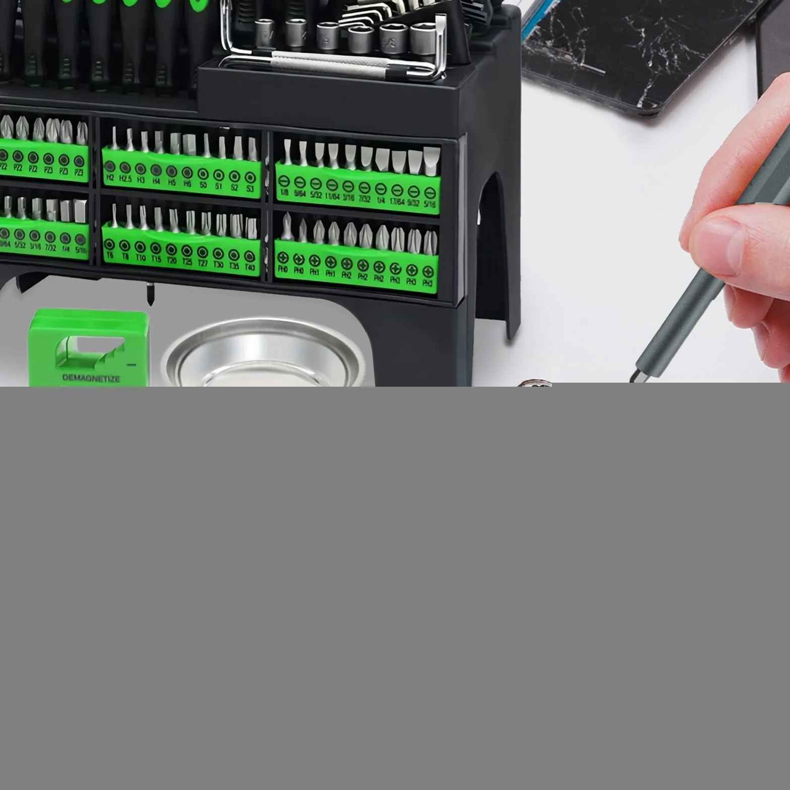 Zestawy Bitów Do Wkrętaków Przenośny Silnie Magnetyczny | Precyzyjny Zestaw Wkrętaków Magnetyczny Do Napraw Domowych Produkcji Przemysłowej Instalacji Elektrycznych i Napraw Dla