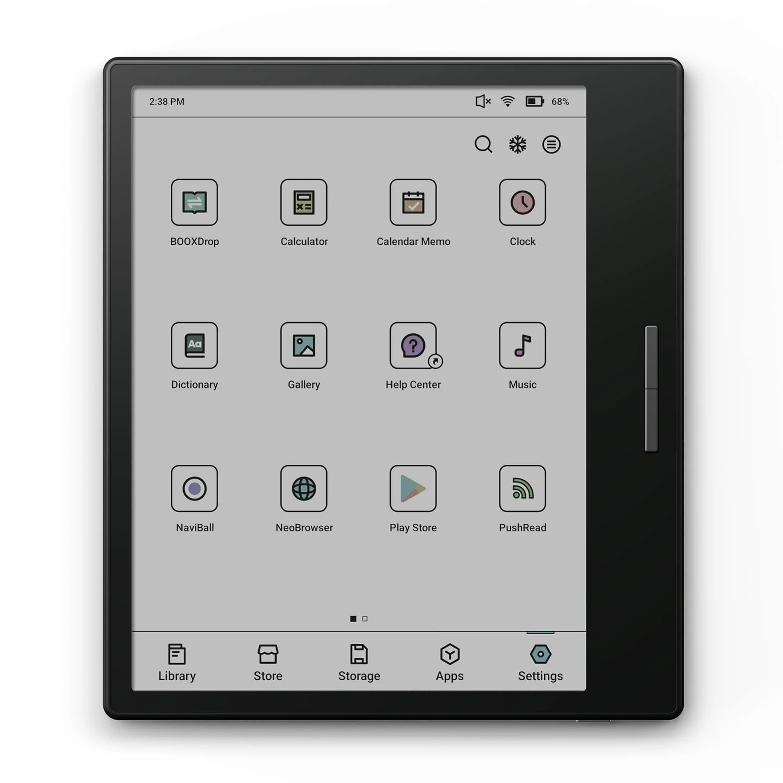 BOOX Go Color 7 ePaper Tablet 7" 64 GB Android 12 E-Ink Czarny