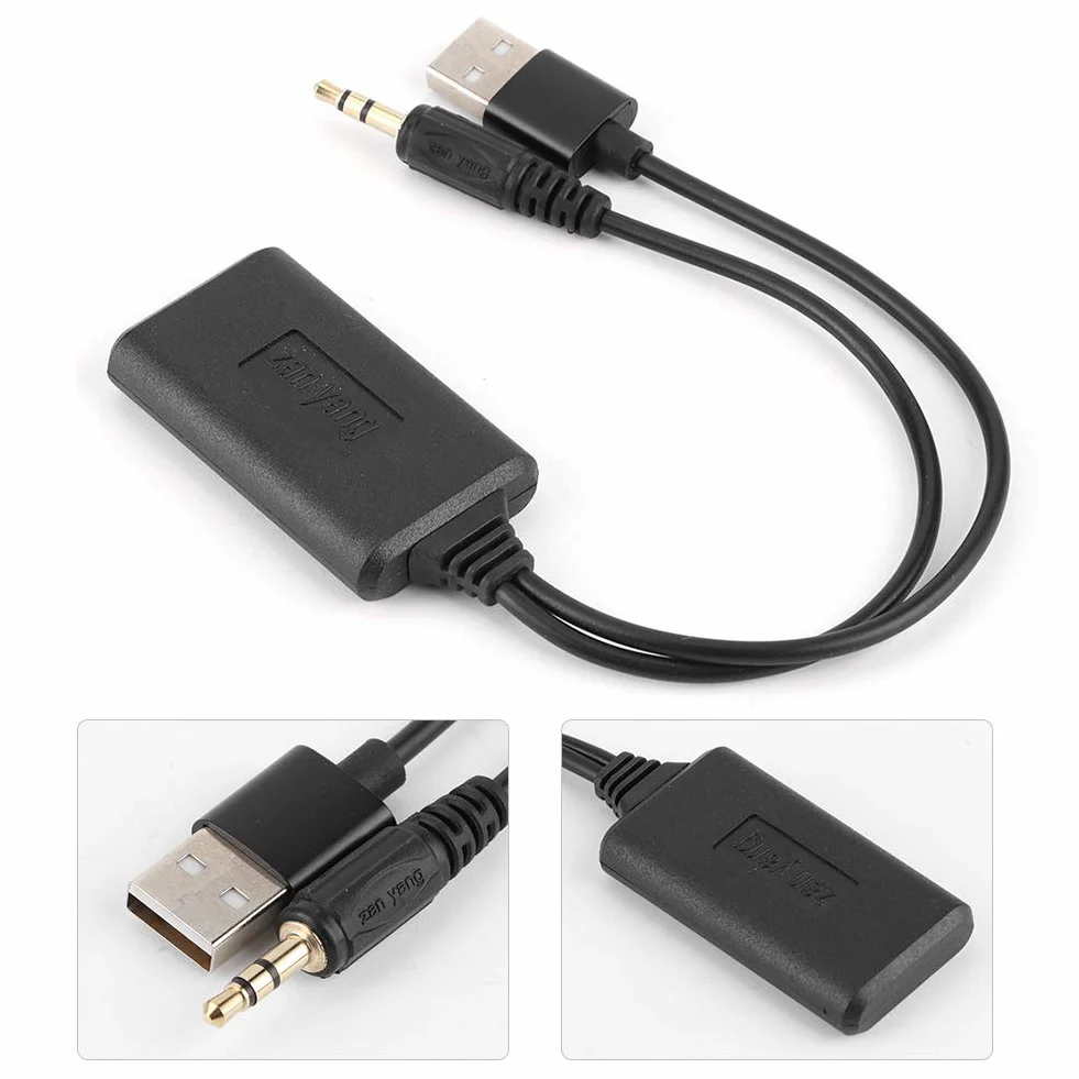 Kabel Audio Bluetooth, Kabel Bluetooth AUX-IN, Samochodowy Kabel Audio AUX 3,5 Mm/0,14 Cala Bezprzewodowy Adapter Odbiornika Bluetooth Radio HIFI Muzyka Akcesoria Samochodowe
