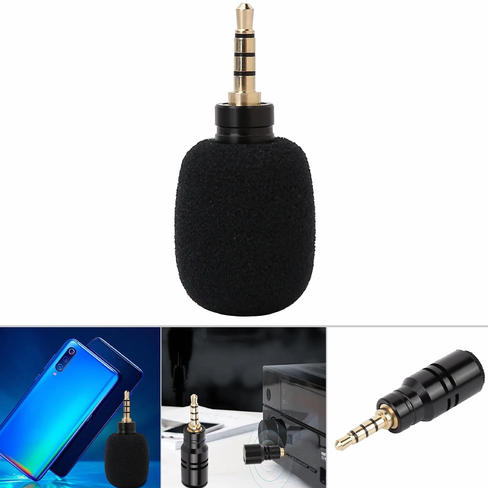Topiky Mini mikrofon EY-630A pojemnościowy wysoka czułość przenośny jack 3,5 mm do smartfonów