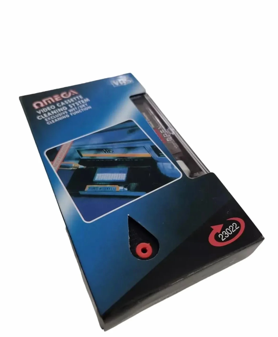 Omega 23022 magnetofon kasetowy VHS czyszczenia głowicy na mokro i na sucho