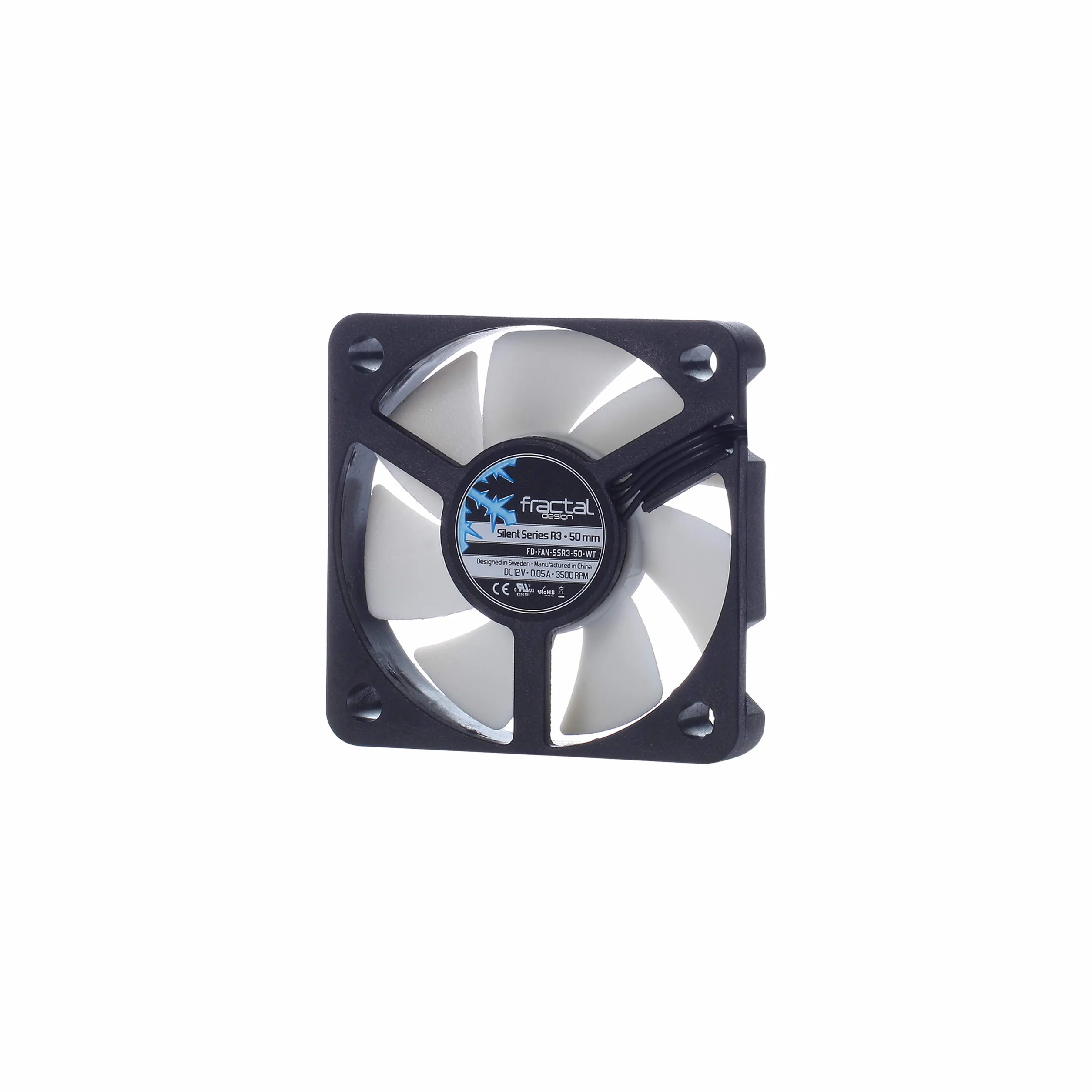 Fractal Design Silent Series R3 biały wentylator komputerowy 50 mm 3500 obr./min 12 V