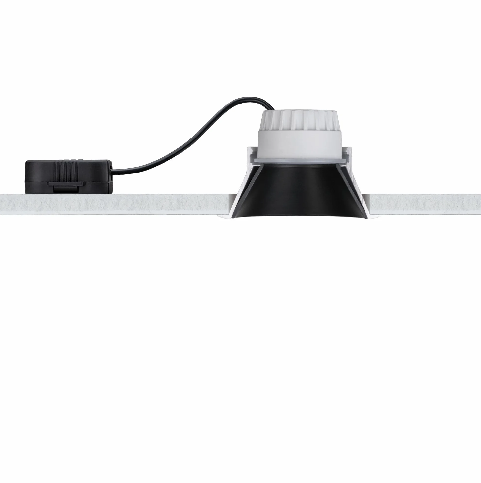 Paulmann 93404 Oprawa Wpuszczana Led Cole Okrągła, W Tym Ściemnialny Reflektor Wpuszczany 3X6,5W Czarny, Złoty Matowy Lampa Wpuszczana Plastik, Aluminiowo-Cynkowy Punkt Sufitowy 2700K ,Czarne, Matowe Złoto ,3Er-Set , 19.5 Watts