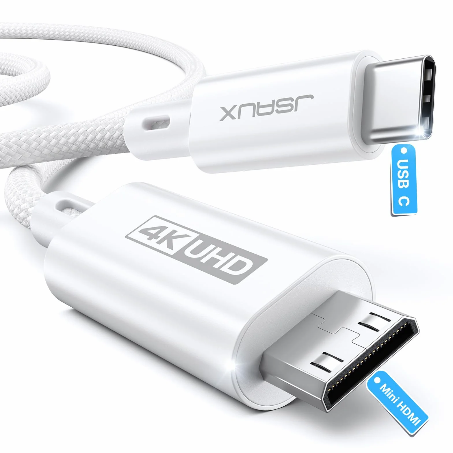 JSAUX Kabel USB C na mini HDMI 3,3 FT 4K High Speed