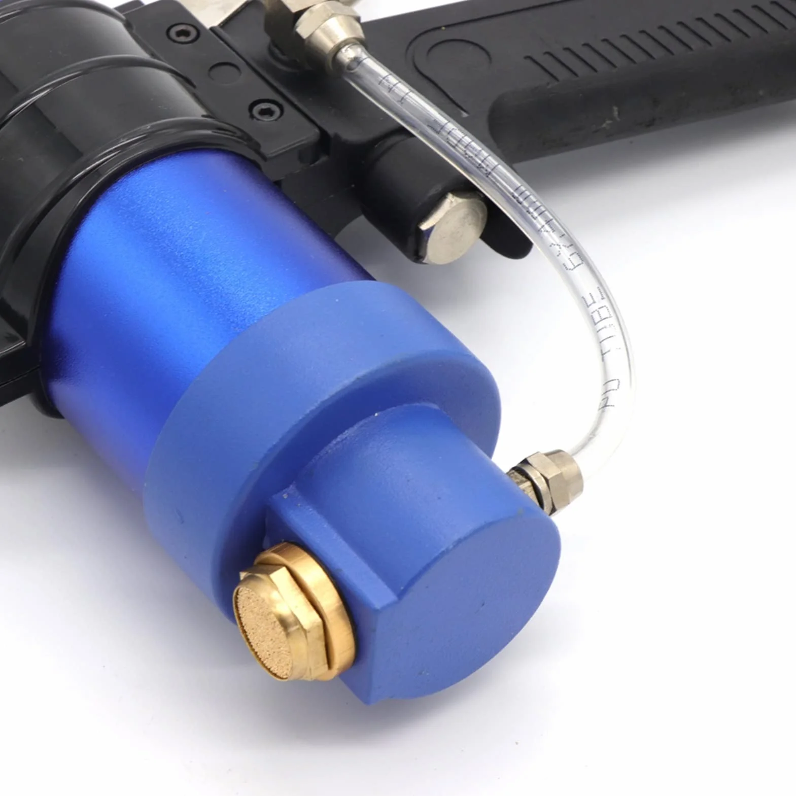 Pneumatyczne pistolet uszczelniający pistolet do pistoletu silikonowe uszczelniające narzędzie Caulk Dysza Szkło Gumy Grout Narzędzia budowlane 310ml