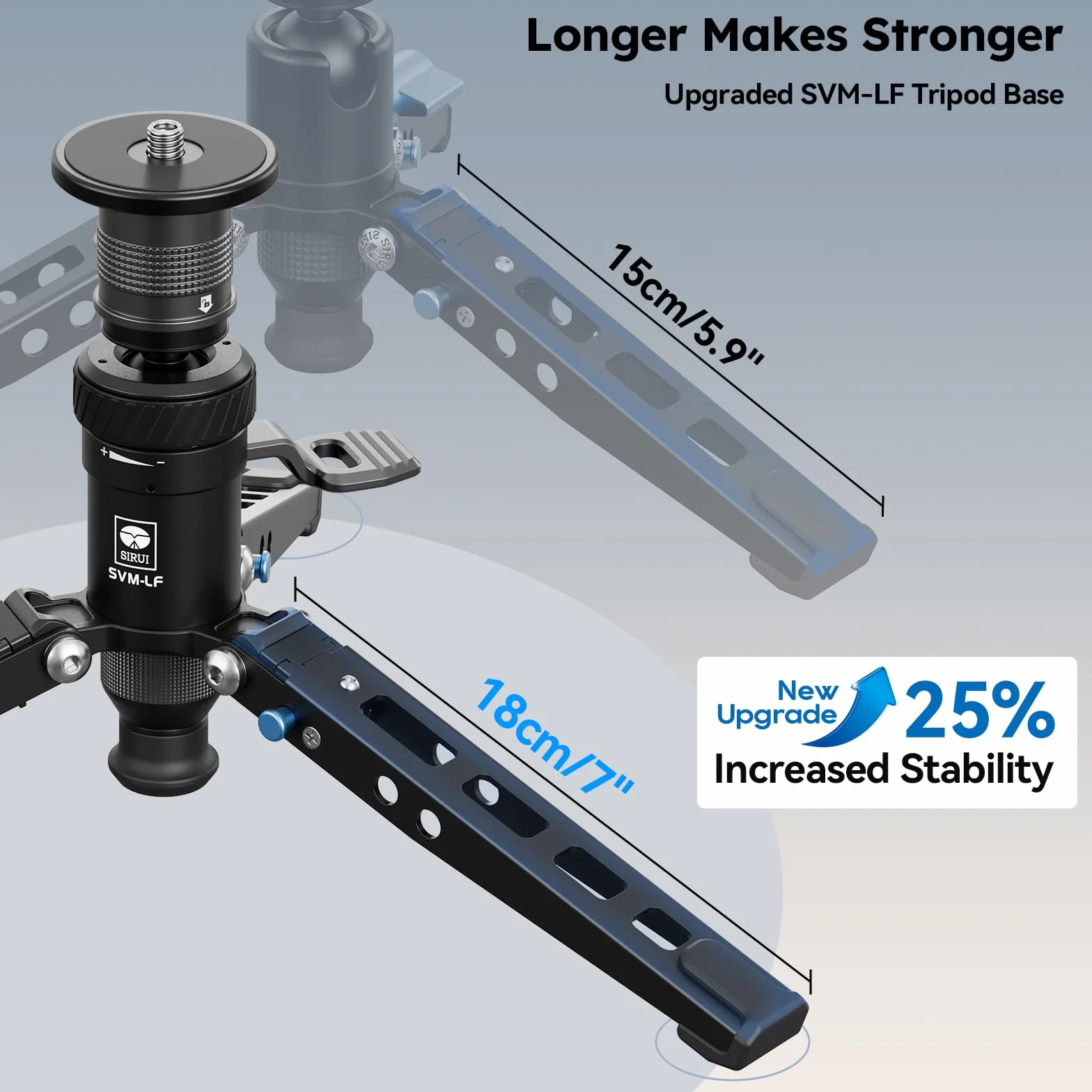 SIRUI Monopod z włókna węglowego 165 cm z pedałem, szybki monopod podróżny