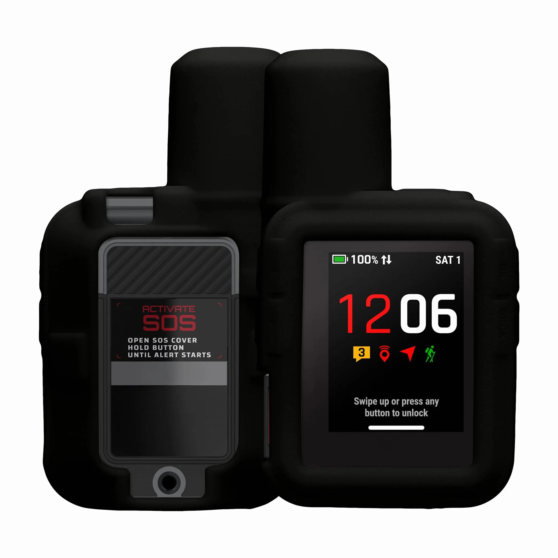 kwmobile Etui ochronne do Garmin inReach Mini 3 / Mini 3 Plus, czarny, Pokrowiec na GPS
